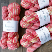 bliss by the cozy knitter mimosa (coral mini)