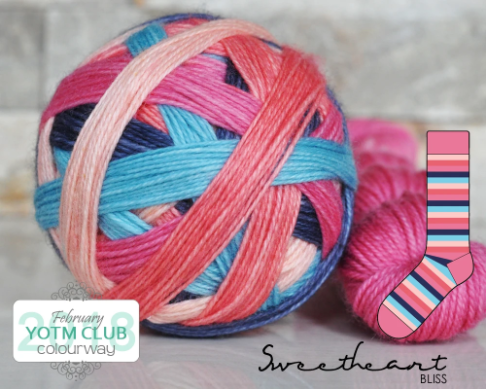 bliss by the cozy knitter sweetheart (pink mini)