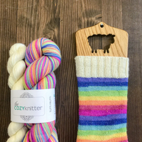 bliss by the cozy knitter tutti fruitti (white mini)