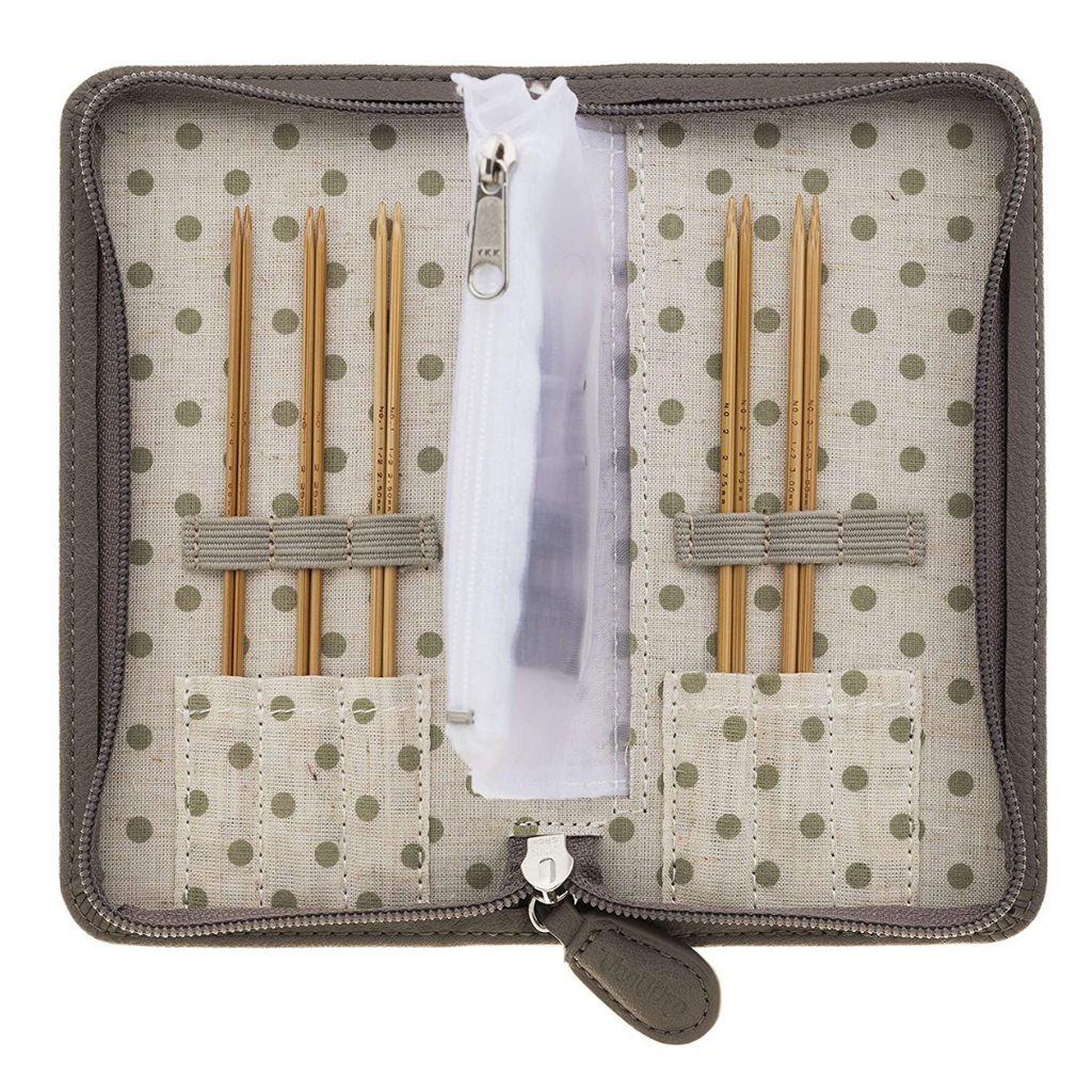 Tulip Carry C Long Fine Gauge Interchangeable Bamboo Knitting Needle Set
