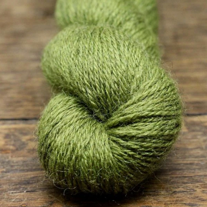 John Arbon Textiles - Exmoor Sock Olive green Fingering Yarn