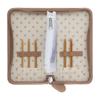 Tulip Carry C Fine Gauge Interchangeable Bamboo Knitting Needle Set
