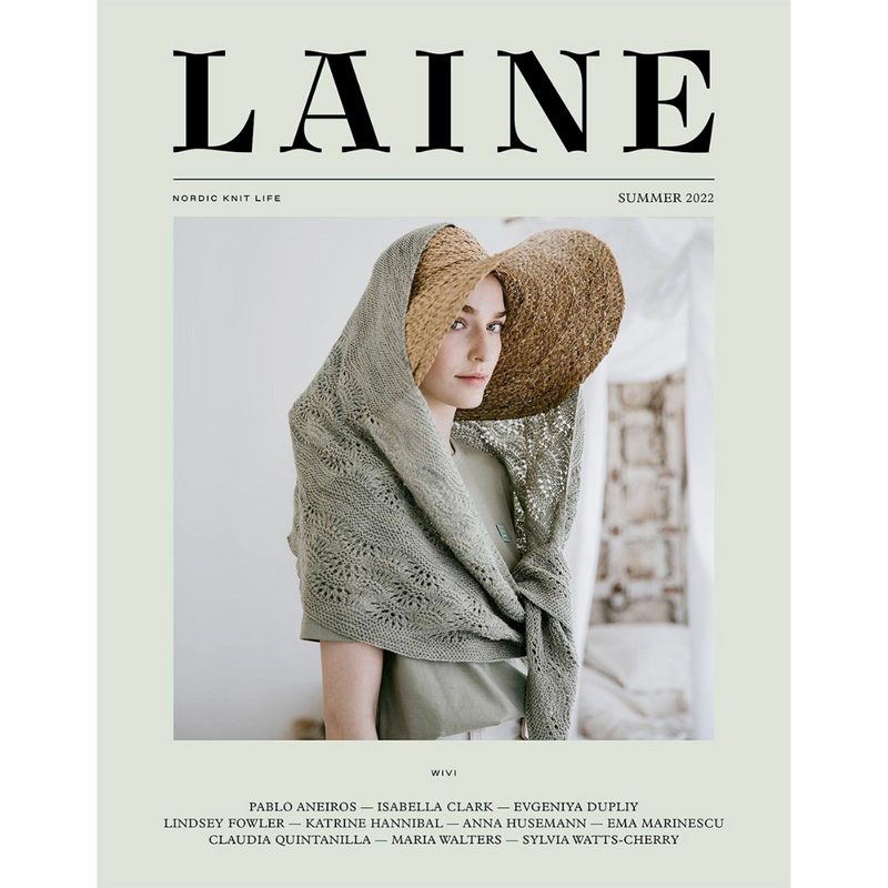 Laine Issue 14 Summer 2022 - Knitting Design Magazine - Toronto Canada
