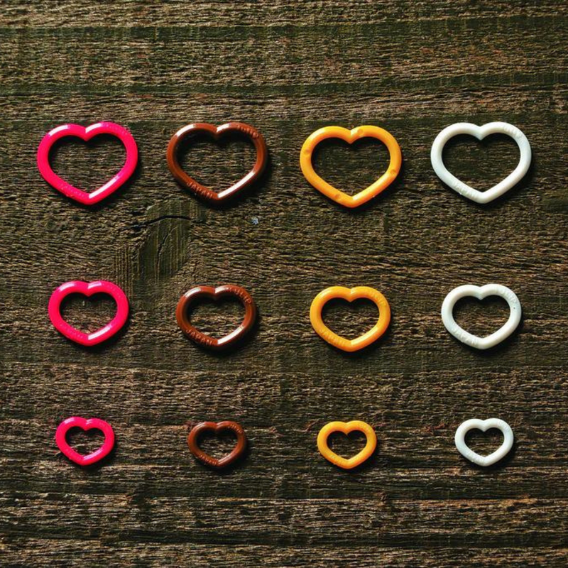 Tulip - Heart Shaped Stitch Markers