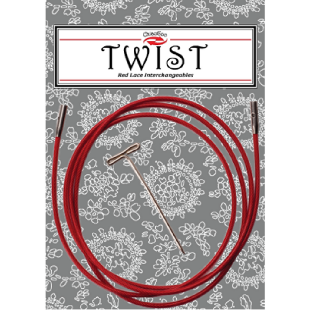 ChiaoGoo TWIST RED Interchangeable Knitting Cables MPN 7508 - 7550