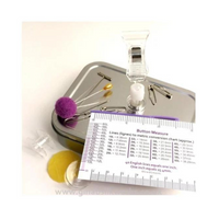 Gina-B Silkworks - Button Maker's Third Hand & Tool Tin Kit