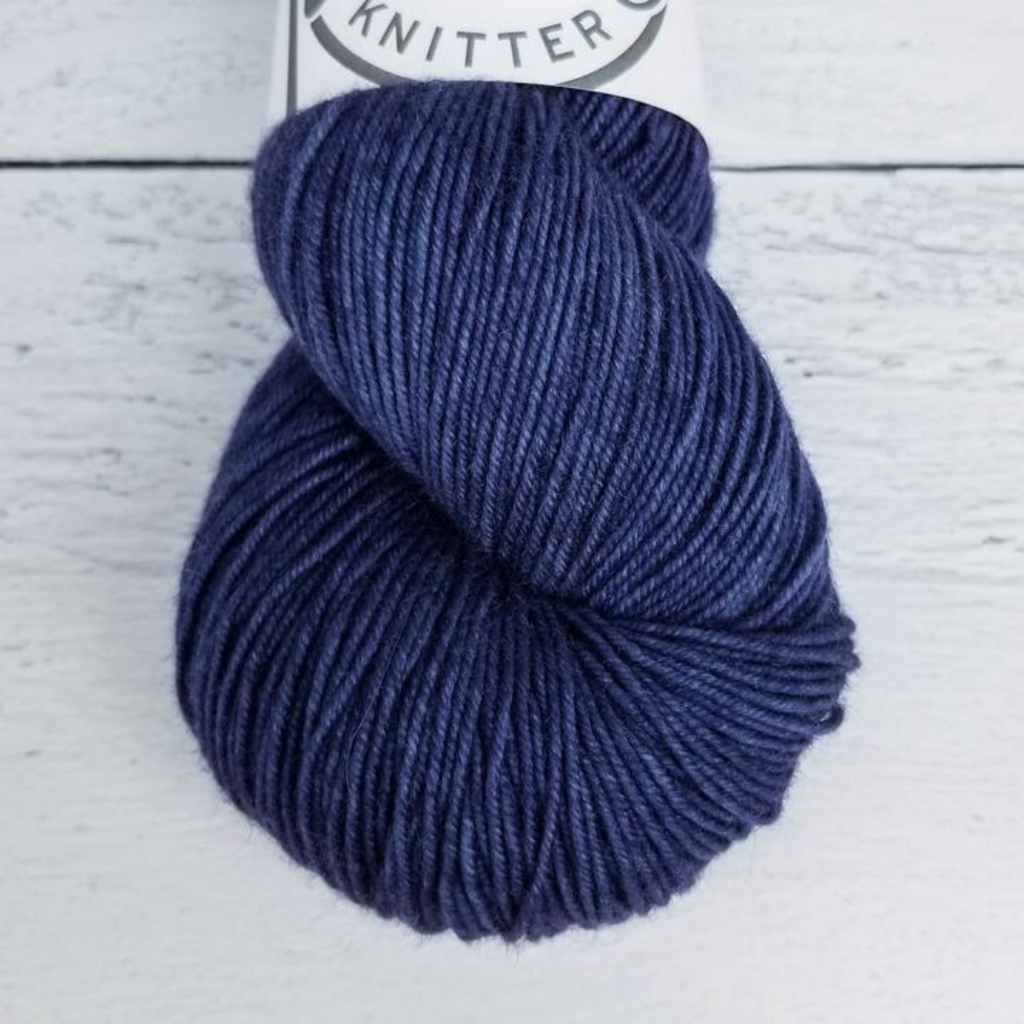 The Plucky Knitter - Primo Fingering Cashmere-Merino blue Yarn - Toronto