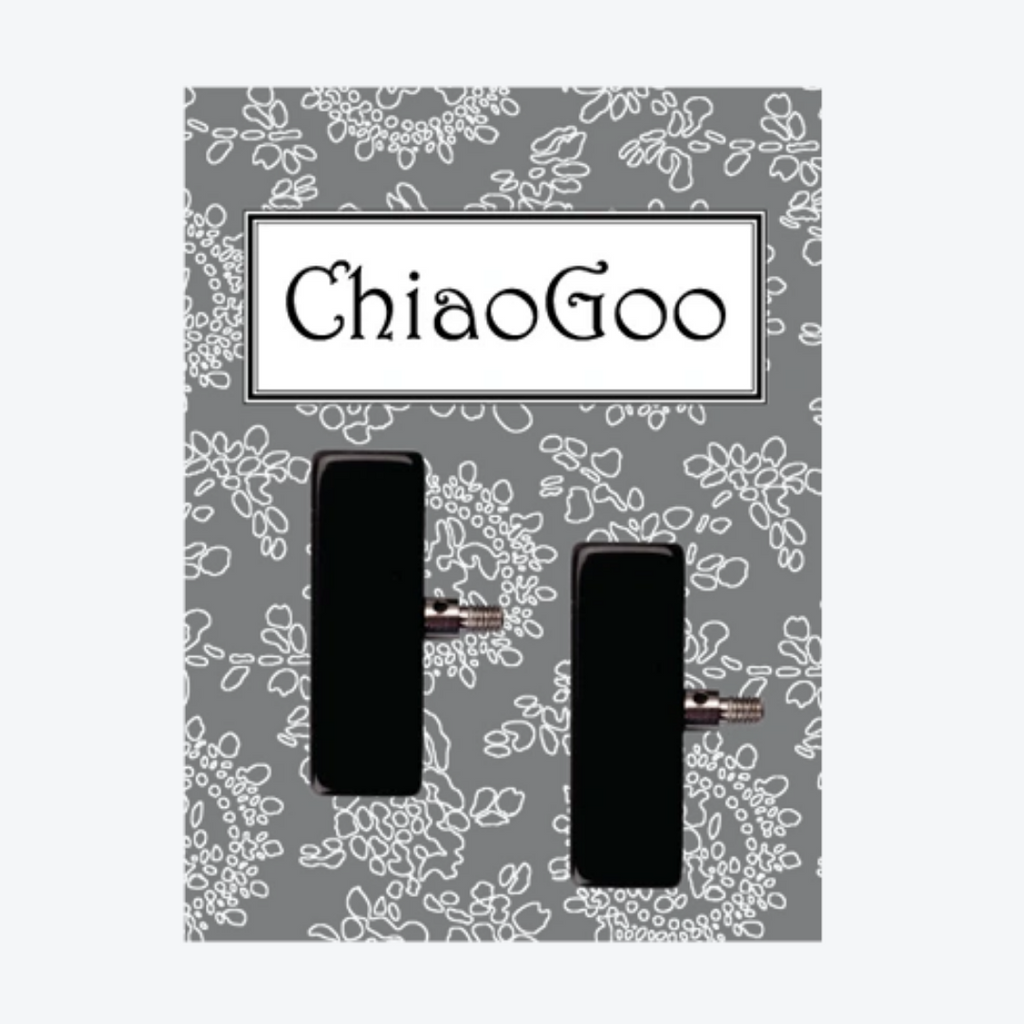 ChiaoGoo black End Stoppers for Knitters