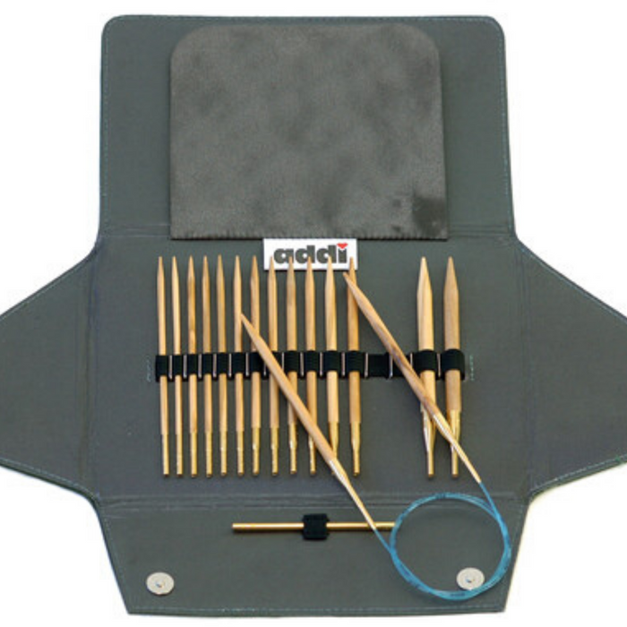 addi - addiclick olive wood needle set