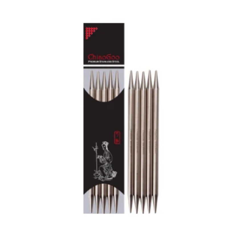 ChiaoGoo Double Points Stainless Steel