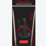 ChiaoGoo Red Lace Circulars in Toronto are made of surgical-grade stainless steel