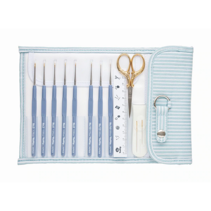 Etimo - Steel Crochet Hook with Cushion Grip Gold Set in Toronto, Canada