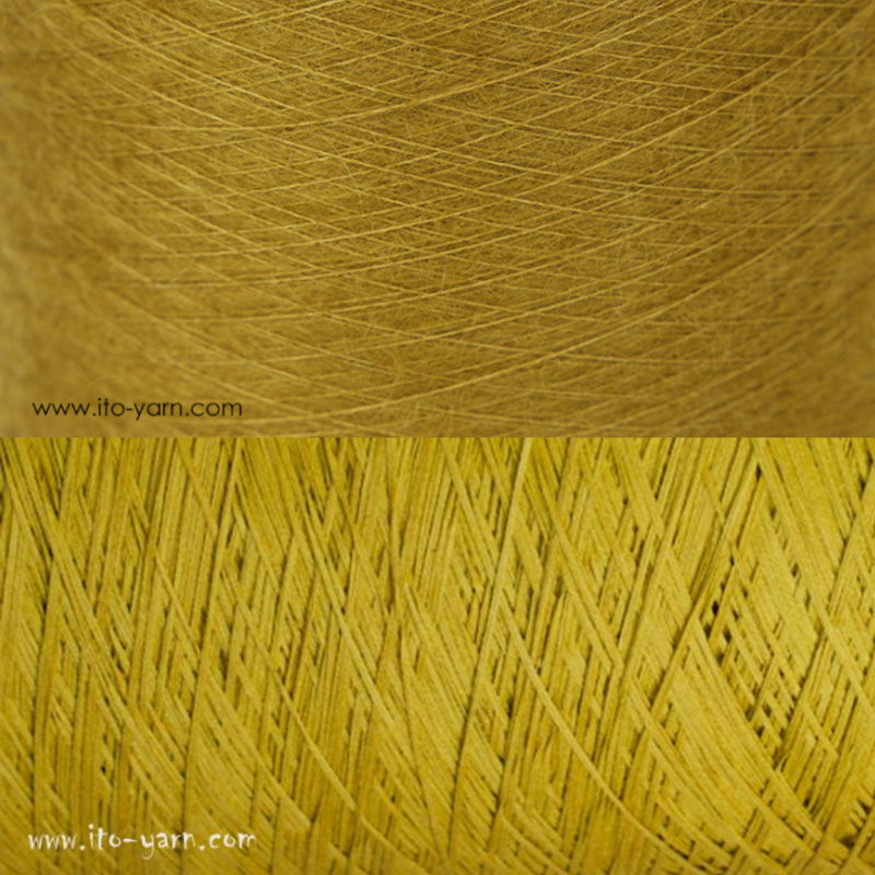 anjo triangular shawl kit mustard