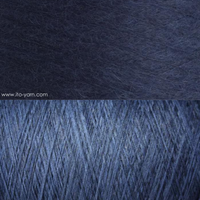 anjo triangular shawl kit orient blue