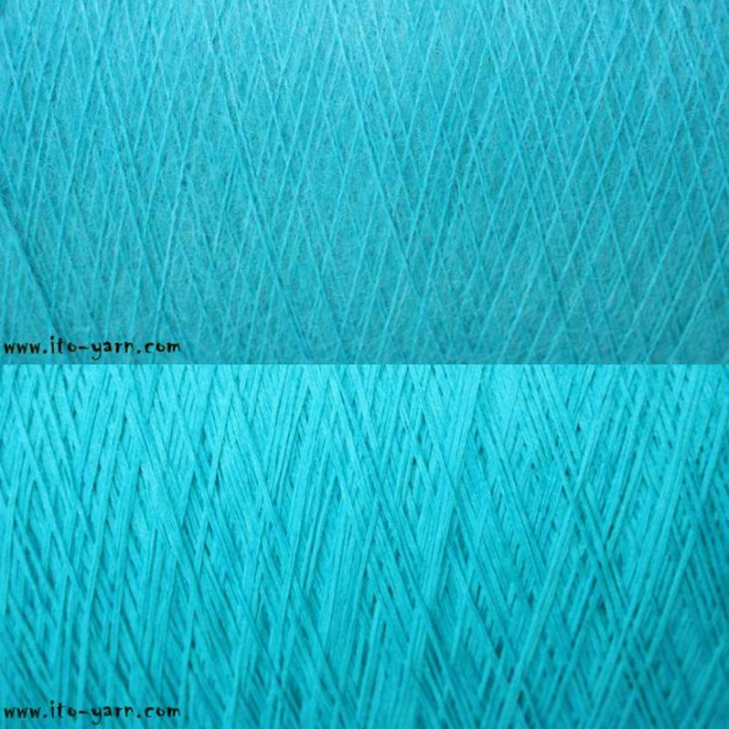anjo triangular shawl kit blue bird/capri blue