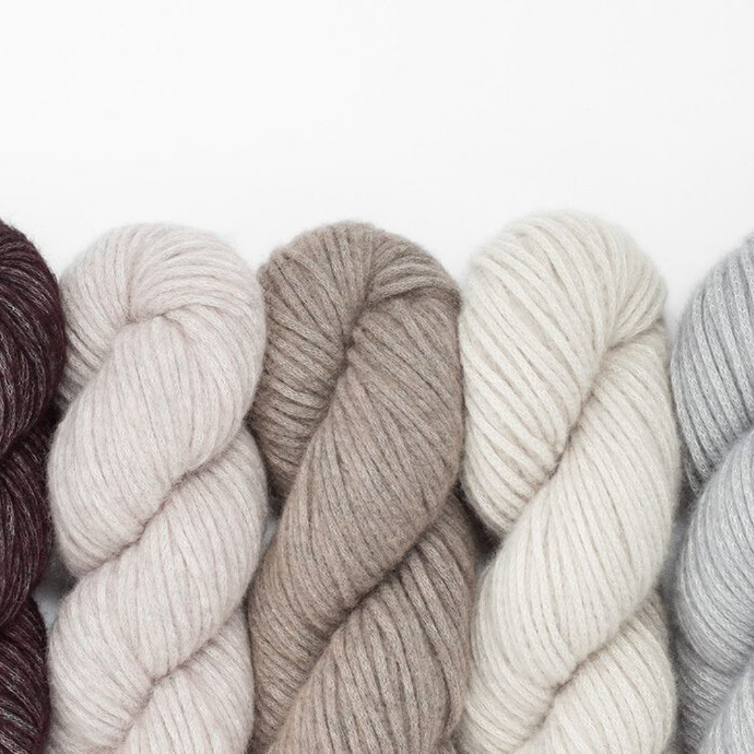 Woolfolk Luft bulky yarn from Merino Wool and Organic Pima Cotton
