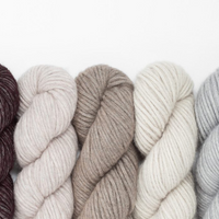 Woolfolk Luft bulky yarn from Merino Wool and Organic Pima Cotton