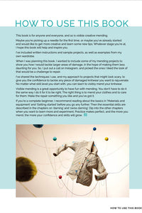 Visible Creative Mending for Knitwear