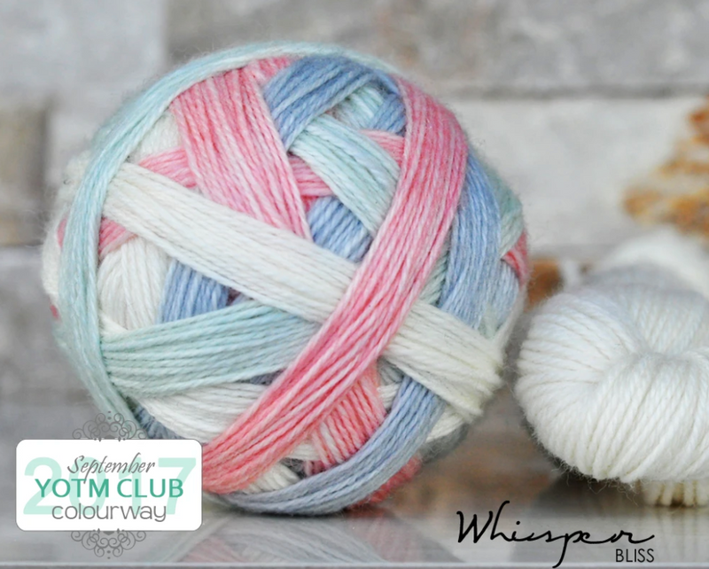 bliss by the cozy knitter whisper (cream mini)