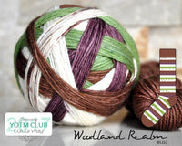 bliss by the cozy knitter woodland realm (brown mini)