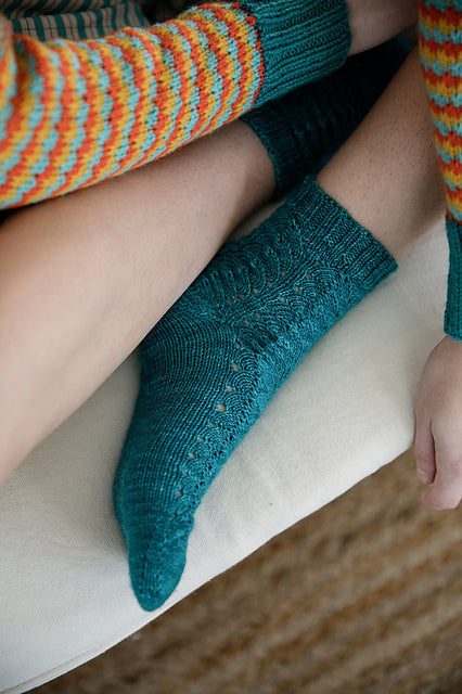 knitted sweater and socks
