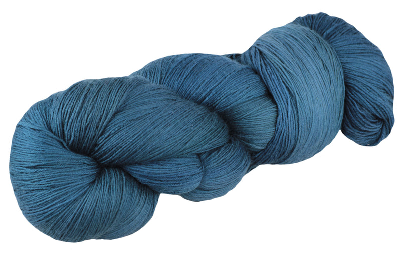 Rohrspatz & Wollmeise Lacegarn Merino blue yarn Toronto