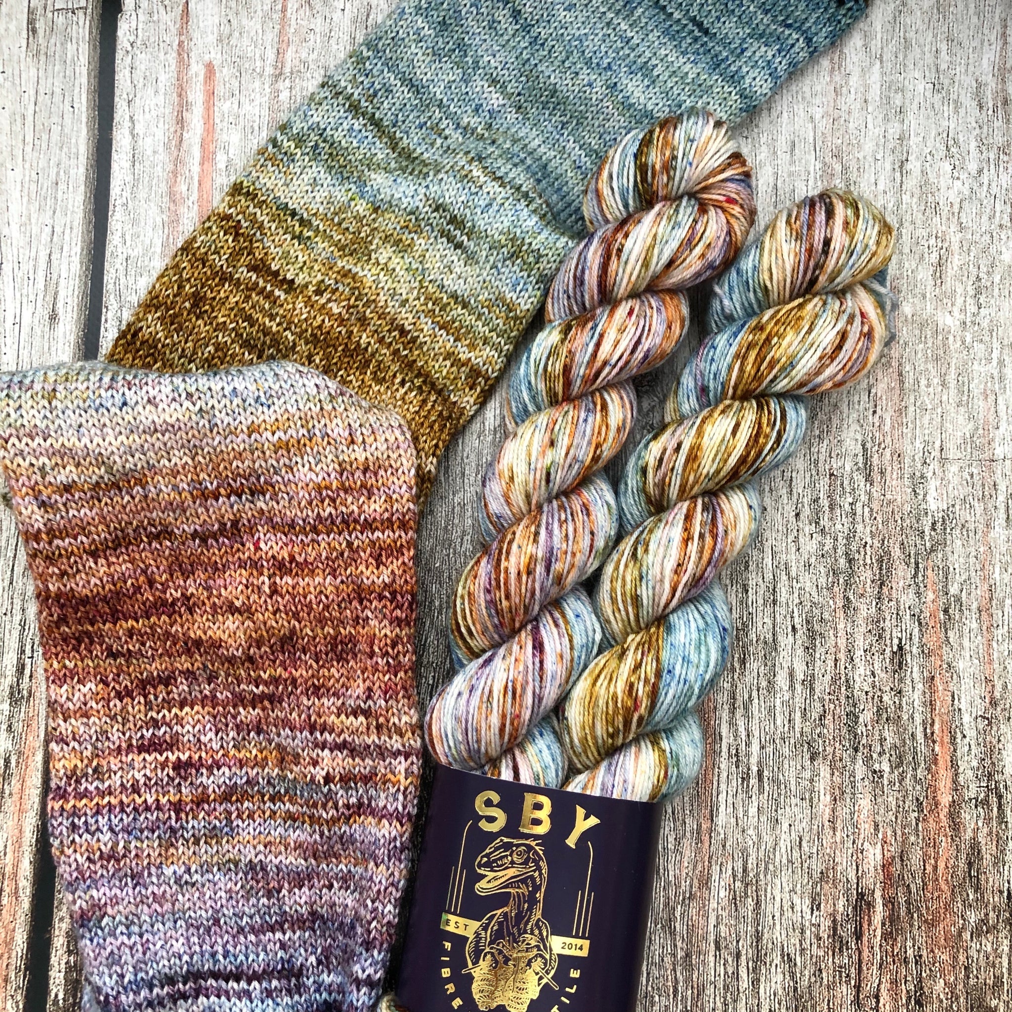 Shirley Brian Yarns - Deconstructed Fade Sock – The Knitting