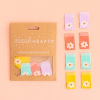 Sarah Hearts - Premium Woven Labels