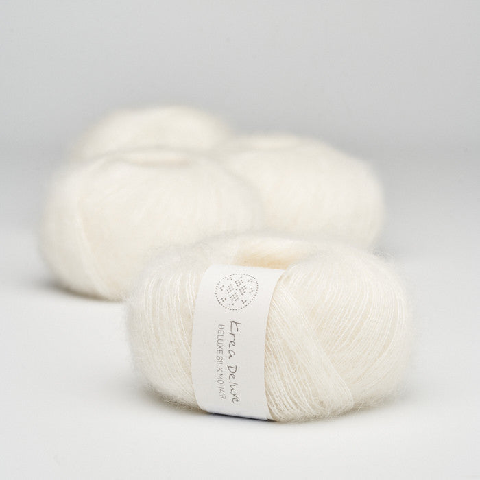 Krea Deluxe Silk Mohair white Yarn