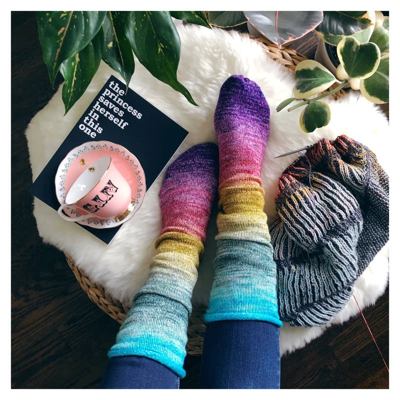 Shirley Brian Yarns - Deconstructed Fade Sock