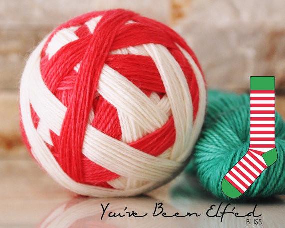 bliss by the cozy knitter - holiday collection you've been elfed (green mini)