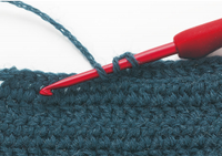 Etimo Red Crochet Hook with Cushion Grip