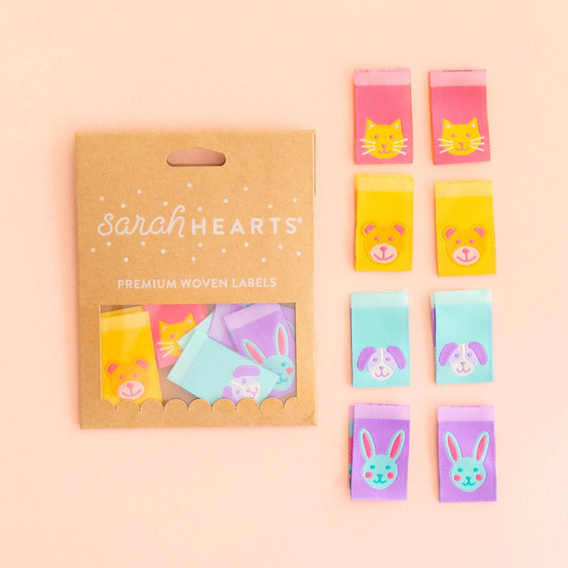 Sarah Hearts - Premium Woven Labels