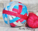 bliss by the cozy knitter - holiday collection ho-ho-holiday (red mini)