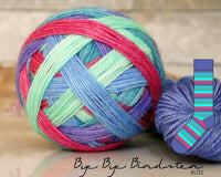 bliss by the cozy knitter bye bye birdster (blue mini)