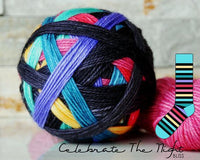bliss by the cozy knitter celebrate the night (mint mini)