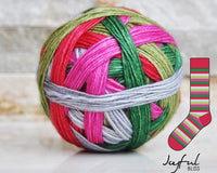 bliss by the cozy knitter - holiday collection joyful (red mini)