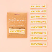 Sarah Hearts - Premium Woven Labels