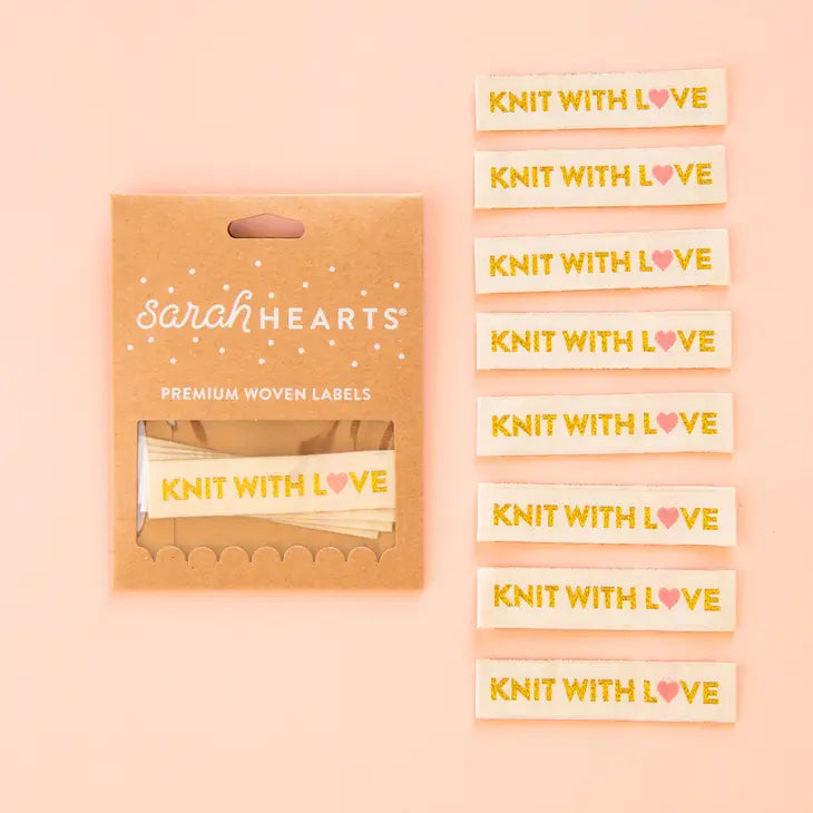 Sarah Hearts - Premium Woven Labels