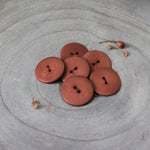 buttons - atelier brunette palm - chestnut (20mm)