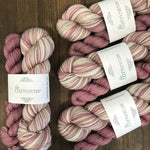 bliss by the cozy knitter raspberry mocha (mauve mini)