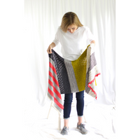 The Plucky Knitter - 2nd Avenue Kits to Knit Wrap by Amy Miller