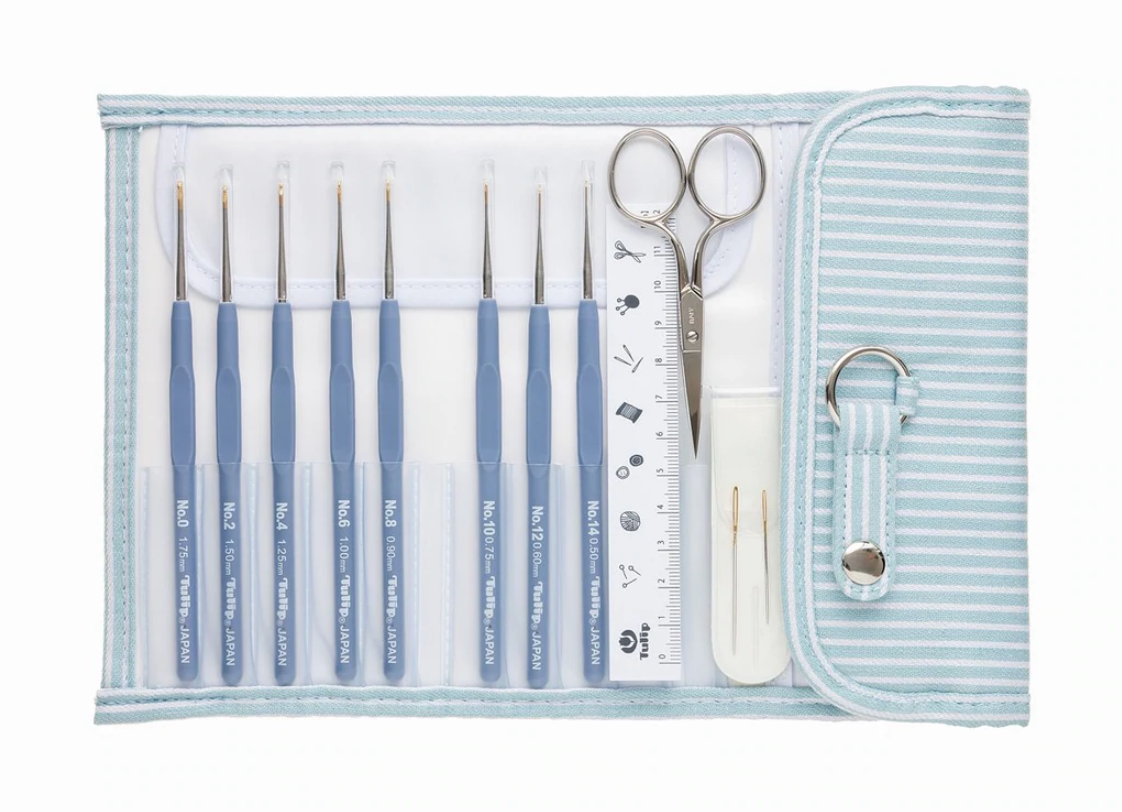 Etimo - Steel Crochet Hook with Cushion Grip Silver Set available Online