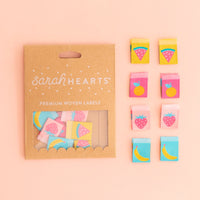 Sarah Hearts - Premium Woven Labels
