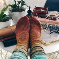 Shirley Brian Yarns - Deconstructed Fade Sock