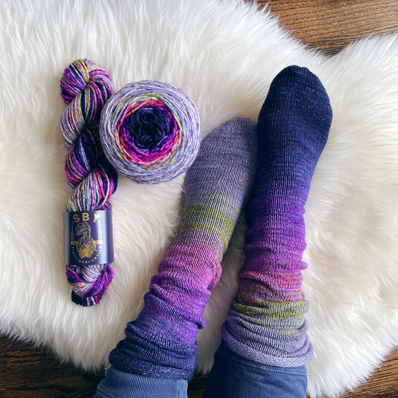 Shirley Brian Yarns - Deconstructed Fade Sock